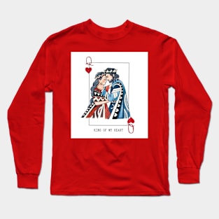 King and Queen for Valentines Long Sleeve T-Shirt